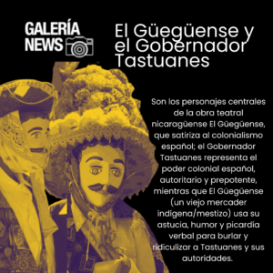 La burla forma de relación entre el Güegüense y el gobernador Tastuanes| Línea de diseño ©Galería News