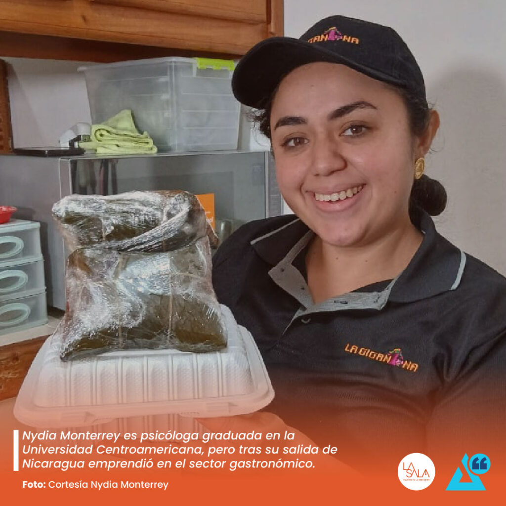 Nydia Elisa desde la cocina como empresaria| ©Archivo Nydia Elisa Monterrey