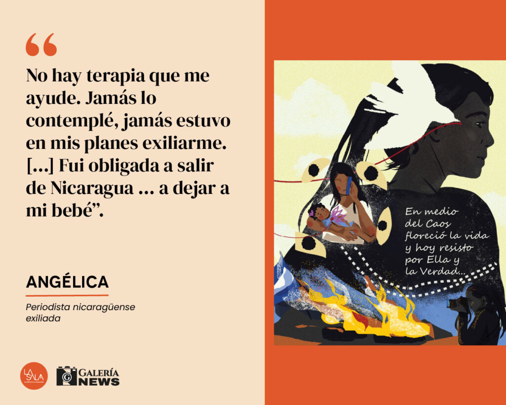 Forzada a salir de Nicaragua... obligada a dejar a mi bebé|©Galería News